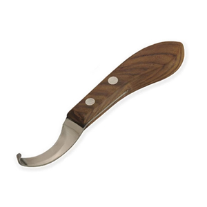 Cuchillo Nuevo para Recortar Pezuñas de Caballo, Reutilizable, de Acero Inoxidable con Mango de Madera, Equipo Veterinario - Product Image 6