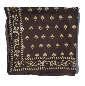 Pañuelo de algodón al por mayor con estampado de Paisley, pañuelo cuadrado de moda personalizado para mujer, pañuelo suave de algodón para el cabello - Product Image 5