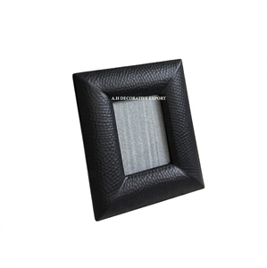 Modern Matte <b>Black</b> Hammered Metal Photo <b>Frame</b> Industrial Style Hand-Textured Picture <b>Frame</b> for Home & Office Desktop Decor - Product Image 2