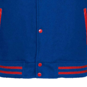 <b>Men's</b> Hooded Varsity <b>Jacket</b> Stand Collar Letterman Coat Button Front Winter Outerwear Custom Logo - Product Image 4