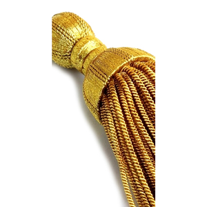 Borlas Decorativas de Hilo Metálico Dorado de Tamaño Personalizado, Adorno de Flecos 100% Poliéster para Cortinas con Hilo Metálico - Product Image 5