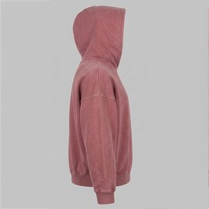 Sudadera con Capucha Rosa para Mujer, de Alta Calidad, con Logotipo Personalizado, Corte Regular, Manga Larga, Felpa de Algodón, Informal, para Otoño, con Bolsillos - Product Image 3