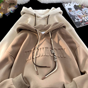 Sudadera con Capucha de Alta Calidad, con Logotipo Personalizado, Tejido Grueso, 100% Algodón, Estilo Urbano, para Hombre, Lavada, Vintage, Talla Grande - Product Image 1