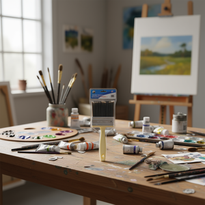 CEPILLO Pincel con mango de plástico para pintar, herramienta perfecta en el kit de suministros de arte - Product Image 2