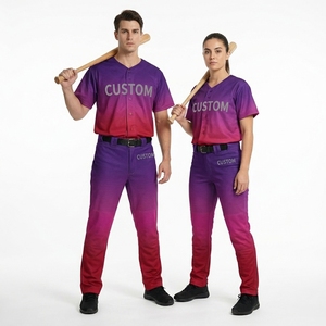 Pantalons de baseball traditionnels personnalisés, vêtements de baseball et de softball par sublimation, pantalons de baseball à rayures pour hommes - Product Image 2