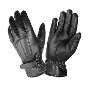 Gants en cuir pour hommes, longueur poignet, style uni, non doublés, pour usage quotidien quatre saisons, couleur beige, doux, respirants, pour tenue formelle - Product Image 3
