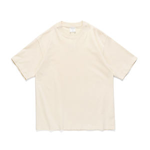 เสื้อยืดคอตตอน 100% หนัก 280 กรัม พิมพ์โลโก้ได้ตามต้องการ ทรงโอเวอร์ไซส์ สไตล์สตรีทแวร์ เรียบง่าย ใส่สบาย ราคาโรงงาน ขายส่ง - Product Image 3