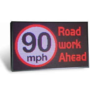Pantalla LED de Matriz de Puntos Tipo Soporte Móvil VMS, Señalización Visual de Advertencia de Tráfico, Adecuada para Secciones Temporales de Construcción - Product Image 4