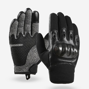 Guantes de Cuero PU Impermeables y Transpirables para Invierno, Deportes al Aire Libre, Motociclismo, Ciclismo, Pantalla Táctil - Product Image 1