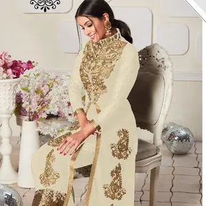 Пакистанская одежда Повседневная вышитая Salwar Kameez брюки Dupatta летнее газонное платье по оптовой цене 2023 оптовик одежда