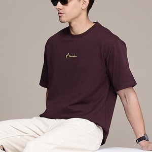 Camiseta de Hombre de Alta Calidad, Nueva, de Manga Corta, Cuello Redondo, Transpirable, Tejida, Personalizada con Serigrafía, Venta al Por Mayor, 100% Algodón - Product Image 1