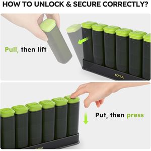 Large 7-Day Weekly <b>Pill</b> Organizer Detachable 3X Daily <b>Pill</b> Box Travel Case for 3 Times Daily <b>Pill</b> Storage <b>Holder</b> for Week Me - Product Image 3