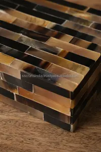 Caja de madera de mosaico de cuerno disponible en todos los tamaños caja de joyería de cuerno organizador regalos para todos los recuerdos caja decorativa hecha a mano - Product Image 2