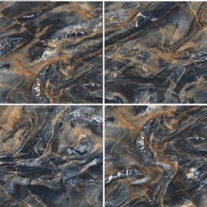 กระเบื้องบุผนังลายหินอ่อนธรรมชาติแบบมันเงา ขนาด 600x600 มม. หนา 20 มม. ลายหินเลียนแบบ ดีไซน์ทันสมัย ทนไฟ - Product Image 1