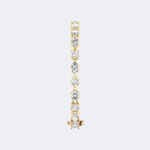 9.24CTW Marquise , Round Prong-<b>Set</b> Diamond Tennis Bracelet - Product Image 5