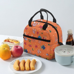Sac à déjeuner isotherme imprimé sur demande, motif étoile de mer, sac de pique-nique pour enfants, durable, portable, sac bento pour enfants - Product Image 3