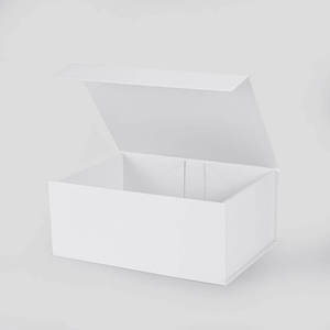 Wholesale A5 Magnetic Closure <b>Gift</b> <b>Box</b> Deep <b>Black</b> Glossy Rigid Packaging <b>Box</b> for Luxury <b>Gift</b> Packaging Custom Logo - Product Image 2