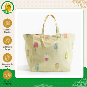 Sac de courses en toile imprimée, écologique et sans azo, avec poignées 100 % coton – Nouvelle collection tendance en promotion - Product Image 4