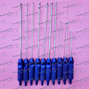 ชุดคันนูลาแบบด้ามจับคงที่ 10 ชิ้น กล่องเครื่องมือ OEM สแตนเลส 304 สำหรับประกอบเครื่องจักรอุตสาหกรรม - Product Image 1