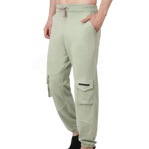 Pantalon de jogging décontracté mi-droit en toile de haute qualité, léger, avec cordon de serrage élastique réglable, confortable pour le quotidien - Product Image 4