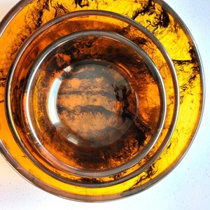 Tazón de Resina Ámbar Artístico Pulido, Hecho a Mano, Ecológico, de Grado Alimenticio, Diseño Decorativo para el Hogar, Fiestas, Cocina y Restaurantes - Product Image 3