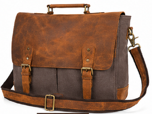 Sac bandoulière vintage en cuir véritable, sacoche pour ordinateur portable, mallette de bureau, sac de voyage d'affaires, mode de luxe, fournisseur en gros - Product Image 3