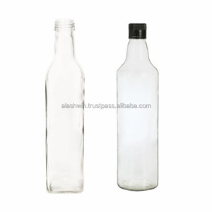 Vaso de whisky de vidrio de borosilicato de forma plana de calidad superior Extremo abierto fácil directamente de la India Artículos para bebidas sostenibles - Product Image 1