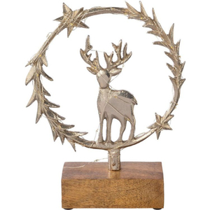 Silver Metal Handicraft <b>Christmas</b> <b>Tree</b> Sculpture With Wooden Base Minimalist Holiday Tabletop Display Wholesale <b>Christmas</b> Sculpt - Product Image 4
