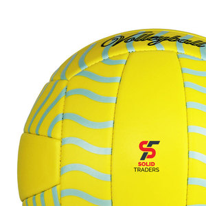 Solid Trader Premium Synthetic Leather Professional <b>Training</b> <b>Ball</b> Soft Surface Excellent Air Retention Reliable Volleyball - Product Image 6