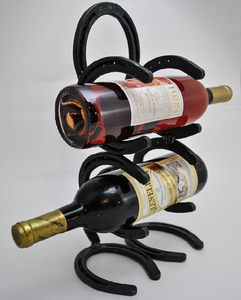 ชั้นวางขวดไวน์โลหะสำหรับจัดเก็บในครัว บนเคาน์เตอร์บาร์ ราคาโรงงาน - Product Image 1