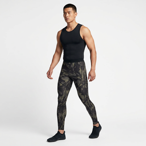Leggings de Compresión de Camuflaje para Hombre, Cintura Elástica, Protección UV, Spandex 180g - Product Image 4