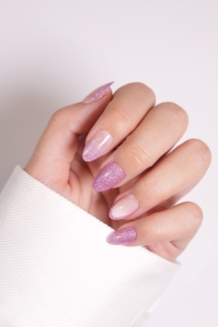 Uñas Postizas con Degradado de Brillo Rosa Palo, OEM/ODM - Product Image 2