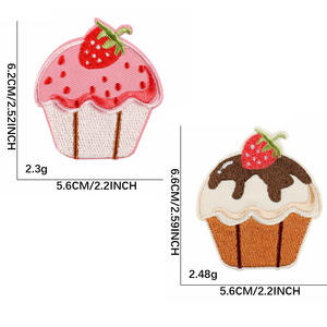 Cupcake Embroidered <b>Iron</b> On Patch - Product Image 4