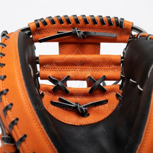 Gants de baseball en cuir de qualité supérieure avec fermeture de poignet réglable pour les écoles, les clubs et les équipes de baseball - Product Image 6