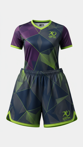 ชุดเสื้อและกางเกงวอลเลย์บอลลายทางสีแดงเลือดหมูแบบคลาสสิกสั่งทำขายส่ง OEM ชุดยูนิฟอร์มทีมระบายเหงื่อได้ดี ชุดกีฬาแบบซับลิเมชั่น - Product Image 4