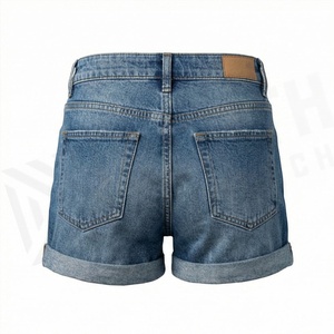 Shorts en jean pour femmes tendance, couleur personnalisée, décontractés, streetwear d'été, vêtements pour femmes - Product Image 2