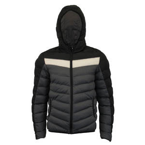 Security <b>Winter</b> Puffer Jacket Hooded Heavy Quilted <b>Parka</b> <b>Coat</b> Insulated Waterproof Windproof Warm Outdoor Cold Weather Workwear - Product Image 1