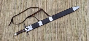 ดาบเหล็กคาร์บอนสูงแบบสั่งทำพิเศษ ใบดาบกว้าง พร้อมปลอกดาบ รุ่น NMT-2566 - Product Image 6
