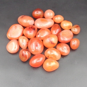 Chakralume Pierres Roulées Naturelles en Cornaline Orange, Cristal de Guérison, Reiki, Méditation, Énergie, Décoration, Vente en Gros, Rajasthan - Product Image 1