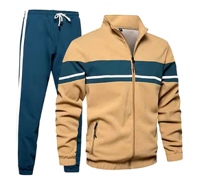 Survêtements légers pour hommes grande taille pour sports d'hiver, jogging, course à pied et entraînement, avec fermeture éclair – Prix abordable - Product Image 4