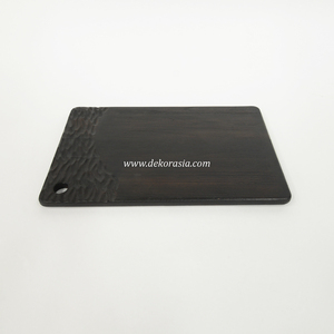 Planche à découper en teck personnalisée, épaisseur 1,5 cm, pour trancher et servir - Product Image 3