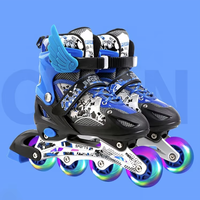 Chaussures à roulettes lumineuses à 4 roues pour adultes, vente en gros, chaussures de roller à vendre en gros