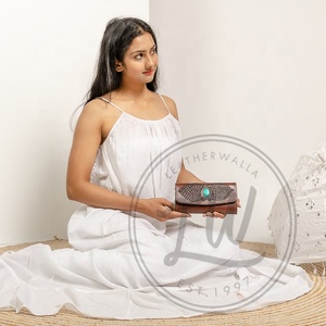 LW Handmade Tooled Leather Clutch <b>Wallet</b> Purse Carving Leather Clutch Stylish Leather <b>Wallets</b> Unique For Women - Product Image 1