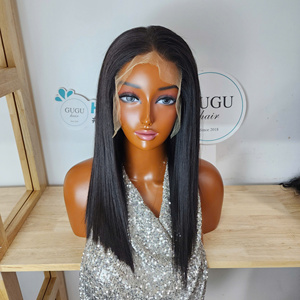 Gugu Hair Vietnam <b>Bob</b> <b>wigs</b> Bone Straight 16 inches Virgin Vietnamese Hair <b>Wig</b> for Women 13x6 Hd lace - Product Image 4