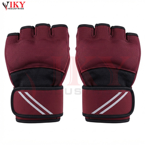 Gants de fitness personnalisés, rembourrés, demi-doigts, avec support de poignet pour entraînement en salle de sport, musculation et crossfit - Product Image 3