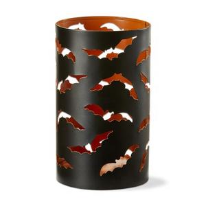 Nouveauté 2026 : Bougeoirs décoratifs en métal pour Halloween avec motif découpé chauve-souris – Supports de bougies votives pour la maison - Product Image 1