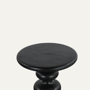 Mesa Consola Escultural Hecha a Mano de Obsidiana y Madera de Teca, Ecológica, para Decoración de Sala de Estar, Dormitorio, Hotel o Villa - Product Image 2