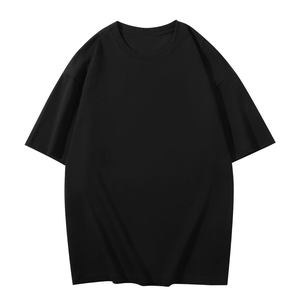 T-shirt ample à col à revers en coton pur 200g, 21 pièces, manches courtes, personnalisable avec logo OEM - Product Image 2