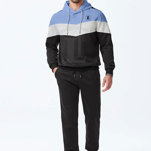 OEM Customized Design Winter Hooded Solid Breathable <b>Pullover</b> <b>Men</b> Tracksuit High Quality Casual Wear - Product Image 3