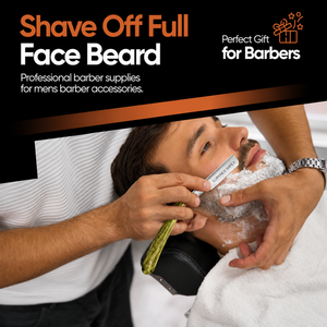 Navaja de Afeitar Recta Vintage Luminex Impex con Mango de Concha de Abulón y Acero al Carbono, Lista para Usar en Barberías y Salones - Product Image 4